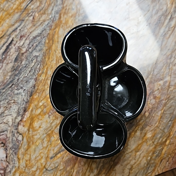 HOME ESSENTIAL Black ceramic Caddy - Picture 2 of 2